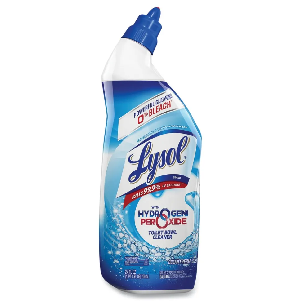 LYSOL Brand 24 oz. Toilet Bowl Cleaner with Hydrogen Peroxide - Ocean Fresh Scent