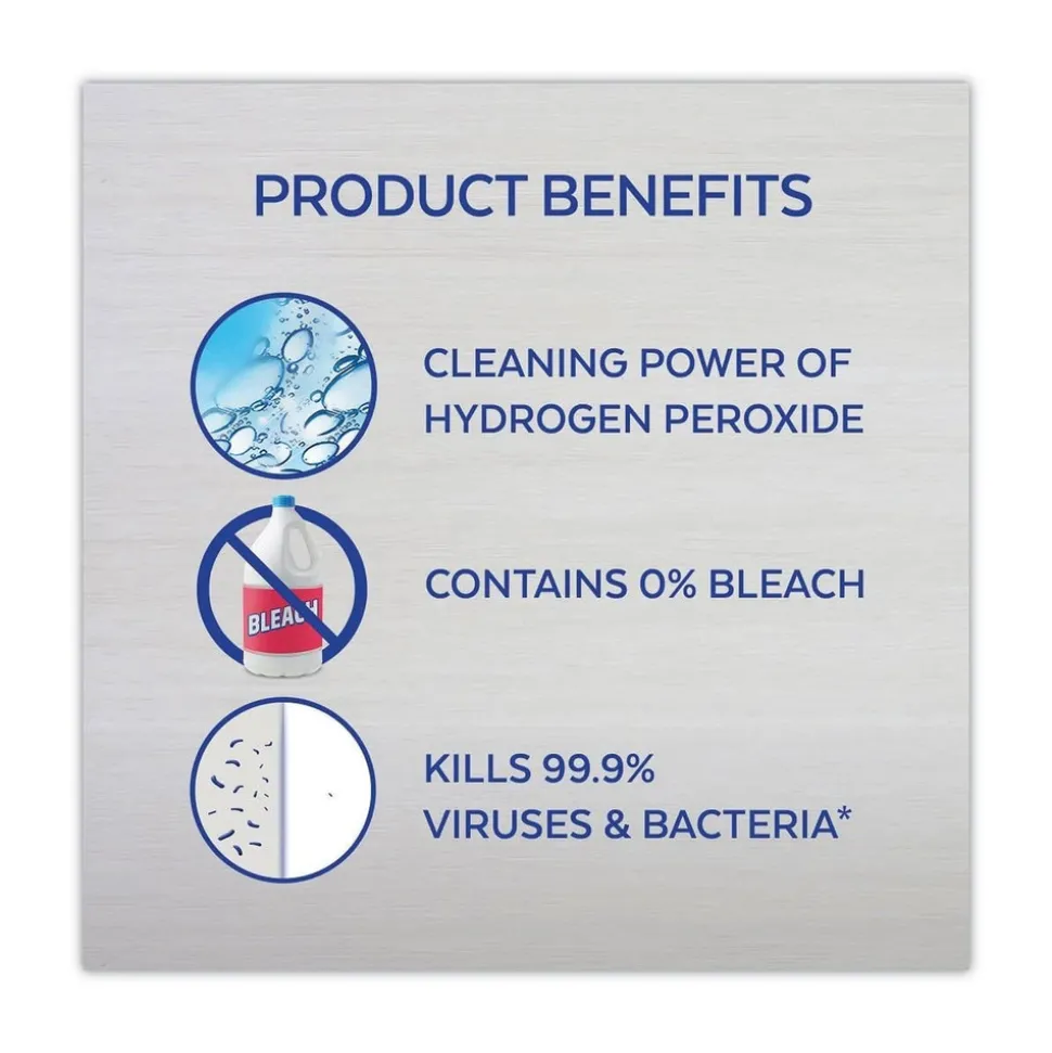 LYSOL Brand 24 oz Toilet Bowl Cleaner with Hydrogen Peroxide - Ocean Fresh (4/Carton)