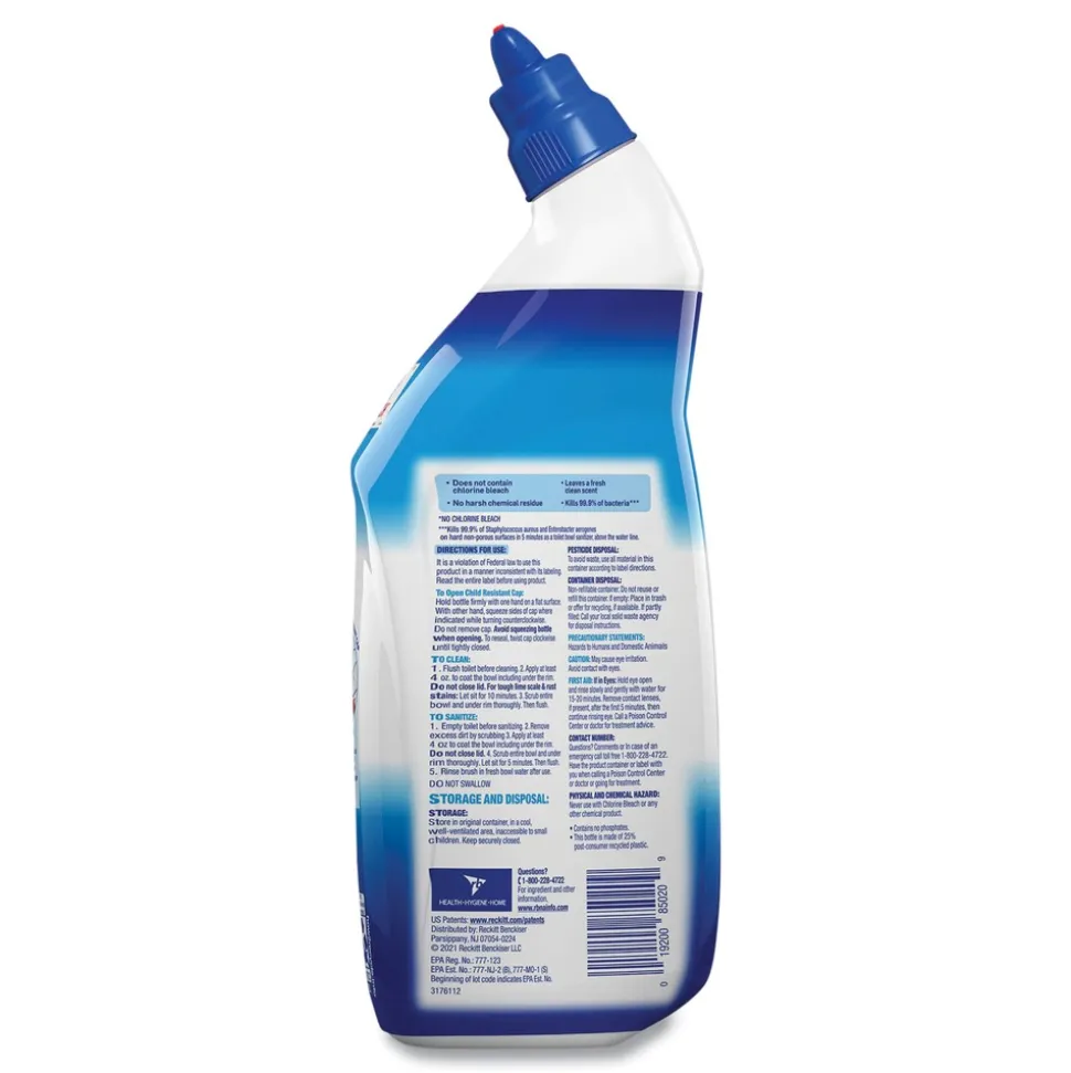 LYSOL Brand 24 oz Toilet Bowl Cleaner with Hydrogen Peroxide - Ocean Fresh Scent (9/Carton)