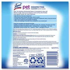 LYSOL Brand 32 oz. Trigger Bottle Pet Solutions Disinfecting Cleaner - Citrus Blossom (9/Carton)