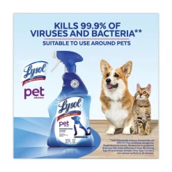 LYSOL Brand 32 oz. Trigger Bottle Pet Solutions Disinfecting Cleaner - Citrus Blossom (9/Carton)