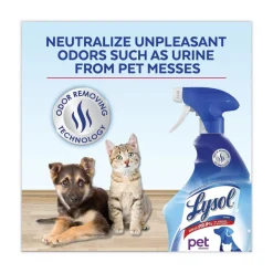 LYSOL Brand 32 oz. Trigger Bottle Pet Solutions Disinfecting Cleaner - Citrus Blossom (9/Carton)