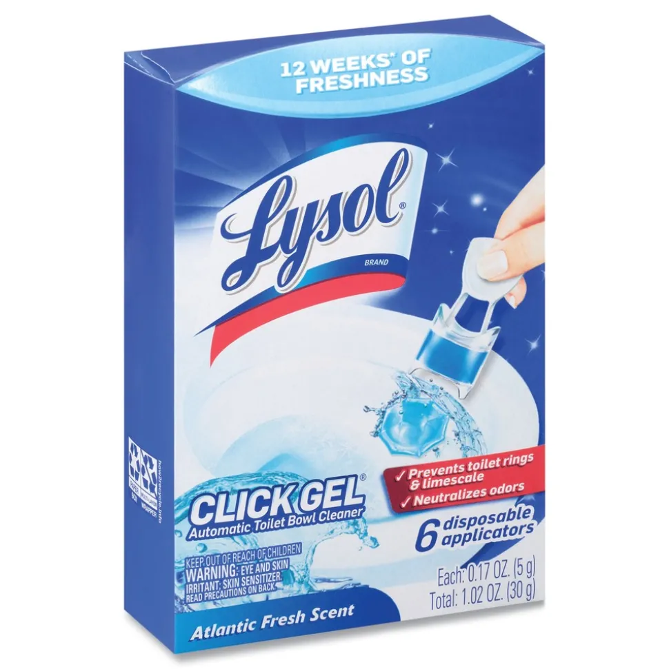 LYSOL Brand Click Gel Automatic Toilet Bowl Cleaner - Ocean Fresh (24/Carton)
