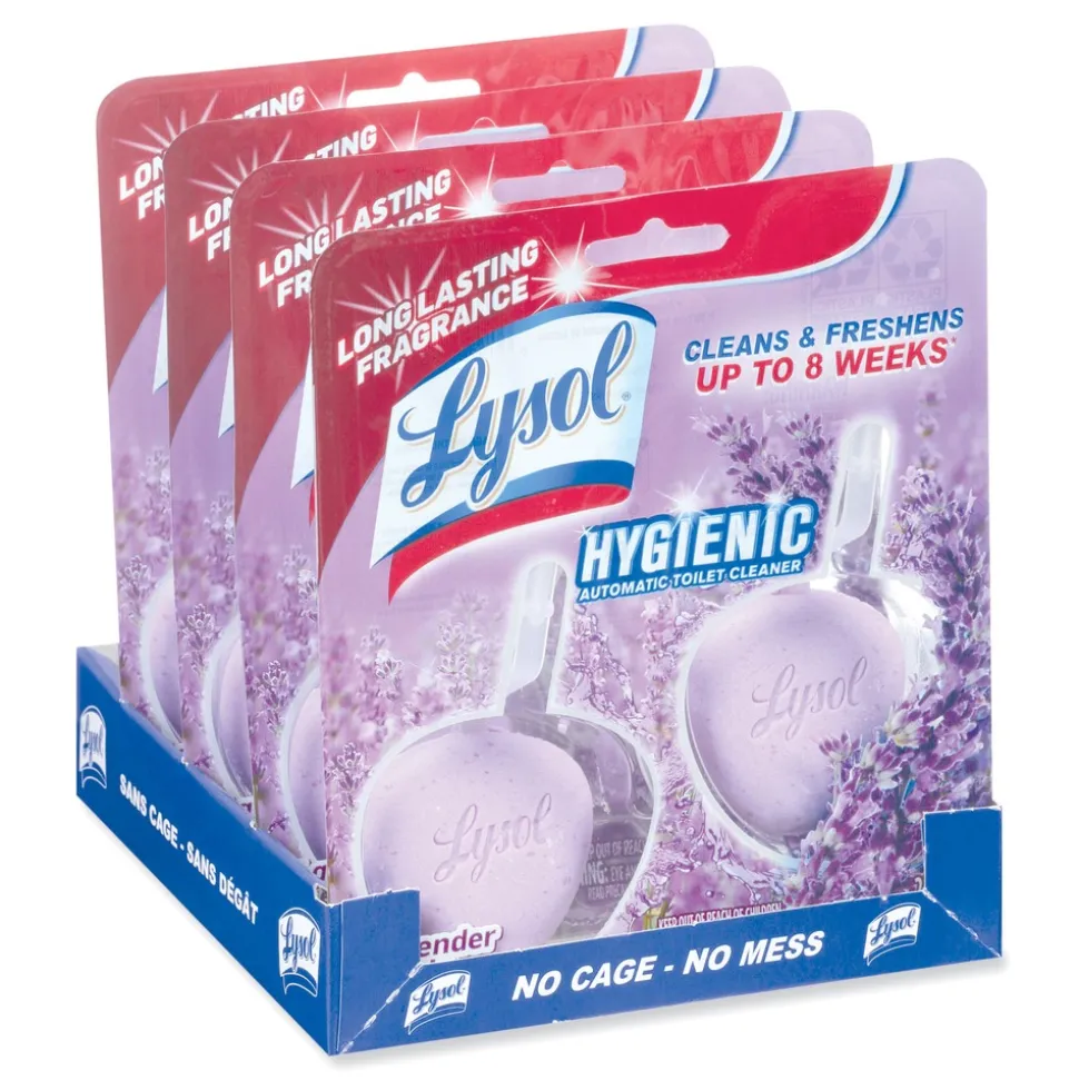 LYSOL Brand Hygienic Automatic Toilet Bowl Cleaner - Cotton Lilac (2/Pack)
