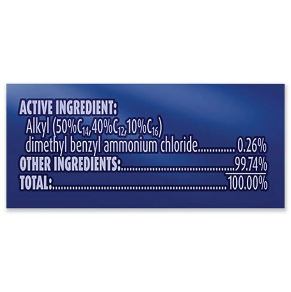 LYSOL Brand 1-Ply 7 in. x 7.25 in. Disinfecting Wipes - Lemon and Lime Blossom Scent, White (3/Carton)