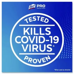 LYSOL Brand 1-Ply 7 in. x 7.25 in. Disinfecting Wipes - Lemon and Lime Blossom Scent, White (3/Carton)