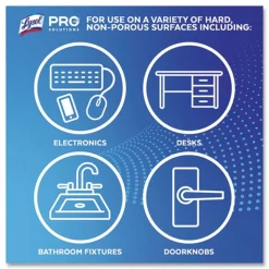 LYSOL Brand 1-Ply 7 in. x 7.25 in. Disinfecting Wipes - Lemon and Lime Blossom Scent, White (3/Carton)