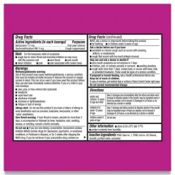 Lysol Sore Throat and Cough Lozenges - Mixed Berry (24 Packs/Carton)