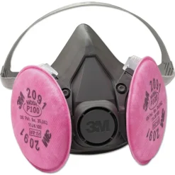3M 6391 6000 Series Reusable Half Facepiece Respirator - Large