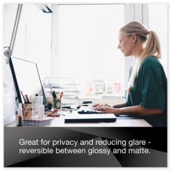 3M 16:10 Aspect Ratio Comply Magnetic Attach Privacy Filter for 24 in. Widescreen Flat Panel Monitor