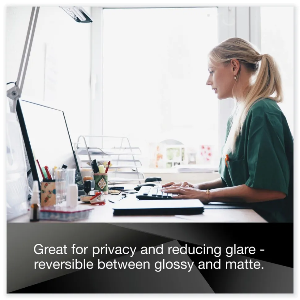 3M 16:9 Aspect Ratio Comply Magnetic Attach Privacy Filter for 21.5 in. Widescreen Flat Panel Monitor