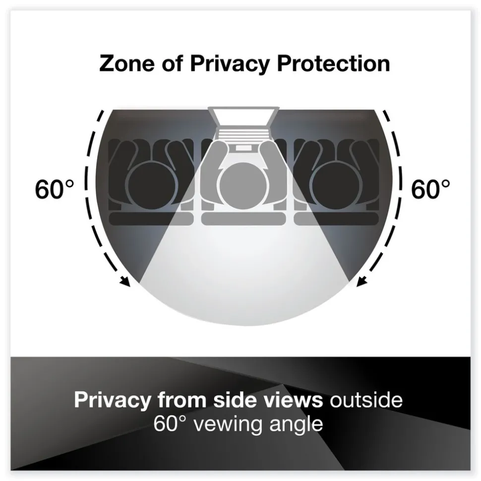 3M 16:9 Aspect Ratio Comply Magnetic Attach Privacy Filter for 23.8 in. Widescreen Flat Panel Monitor