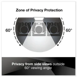 3M 16:9 Aspect Ratio Comply Magnetic Attach Privacy Filter for 27 in. Widescreen Flat Panel Monitor