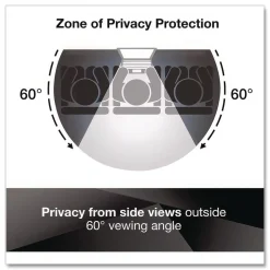 3M 16:9 Aspect Ratio Frameless Blackout Privacy Filter for 23 in. Widescreen Flat Panel Monitor