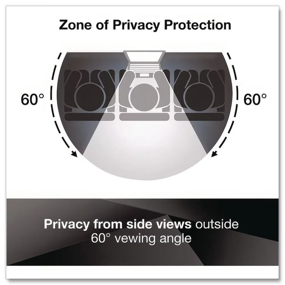 3M 16:9 Aspect Ratio Frameless Blackout Privacy Filter for 23 in. Widescreen Flat Panel Monitor