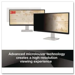 3M 16:9 Aspect Ratio Frameless Blackout Privacy Filter for 23 in. Widescreen Flat Panel Monitor