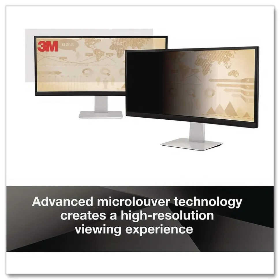 3M 16:9 Aspect Ratio Frameless Blackout Privacy Filter for 23 in. Widescreen Flat Panel Monitor