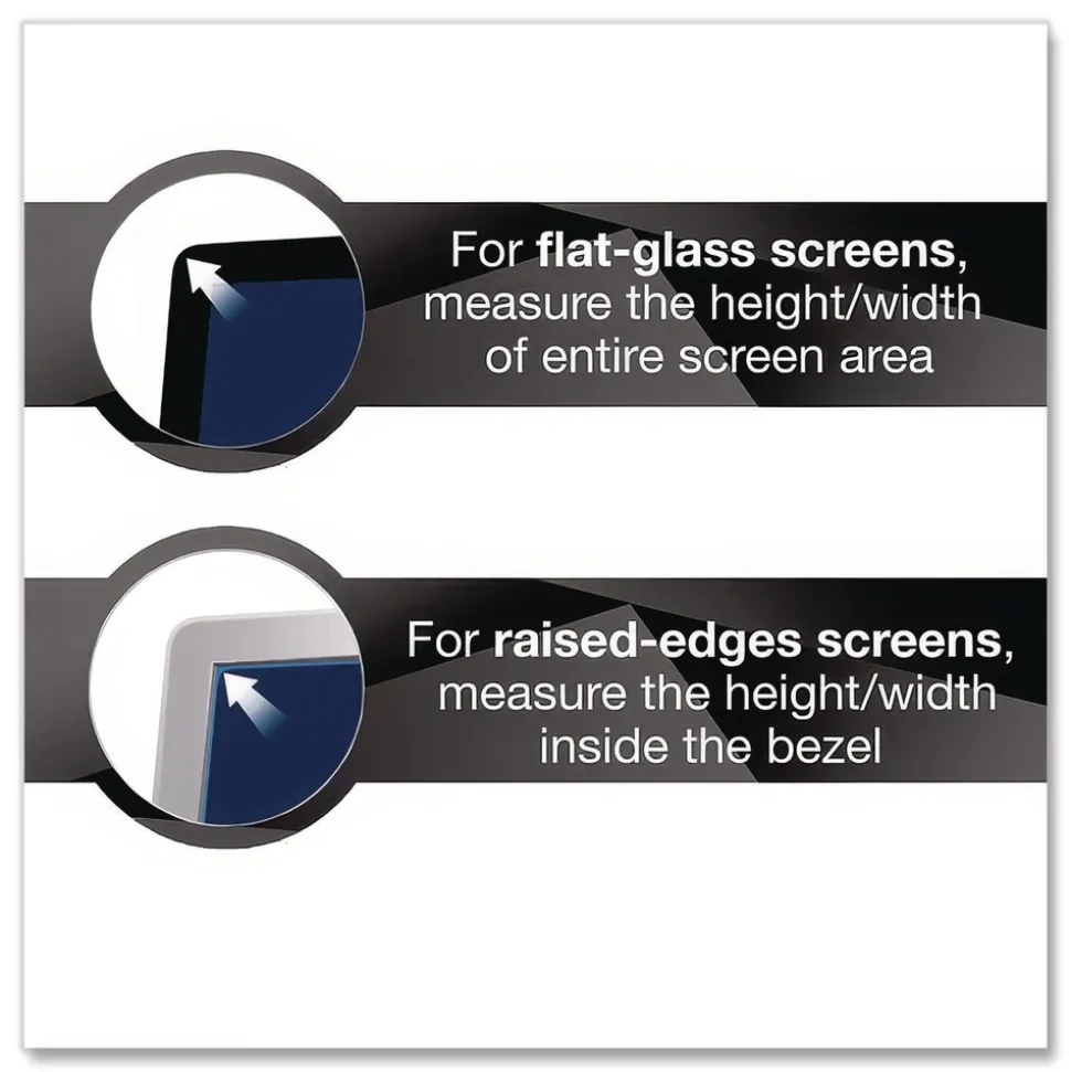 3M 16:9 Aspect Ratio Frameless Blackout Privacy Filter for 27 in. Widescreen Flat Panel Monitor