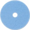 3M 20 in. Diameter 3050 Hi-Performance Burnish Pad - Sky Blue (5/Carton)