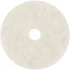 3M 20 in. Diameter Ultra High-Speed Natural Blend Floor Burnishing Pads 3300 - White (5/Carton)