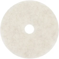 3M 20 in. Diameter Ultra High-Speed Natural Blend Floor Burnishing Pads 3300 - White (5/Carton)