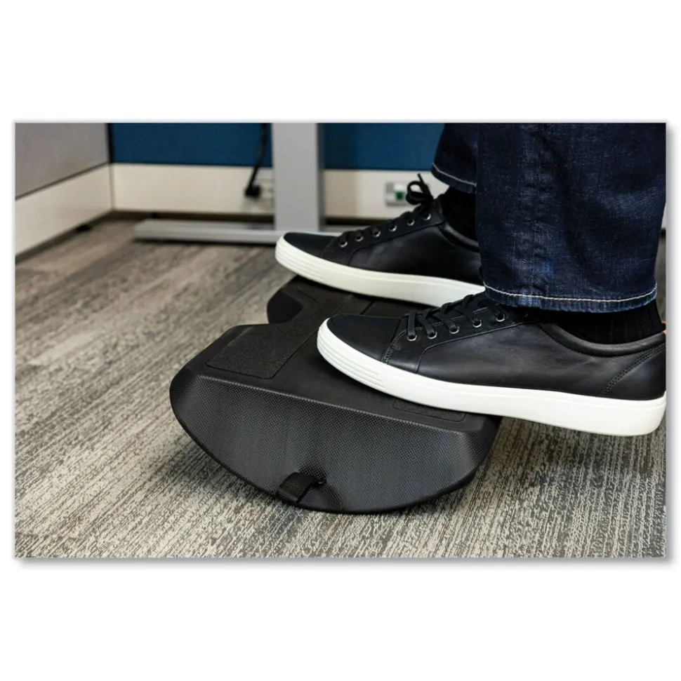 3M 19.98 in. x 11.97 in. x 4.2 in. Foot Rest for Standing Desks - Black