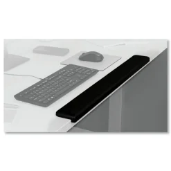3M 30.13 in. x 3.25 in. Gel Wrist Rest for Standing Desks - Black