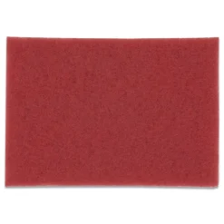 3M 20 in. x 14 in. Low-Speed Buffer Floor Pads 5100 - Red (10/Carton)