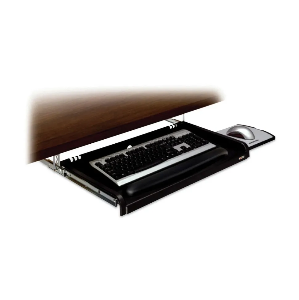 3M 23 in. x 14 in. Under Desk Keyboard Drawer - Black