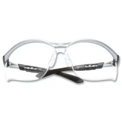 3M BX Molded-In 2.0plus Diopter Strength Safety Glasses - Silver/Black Frame, Clear Lens
