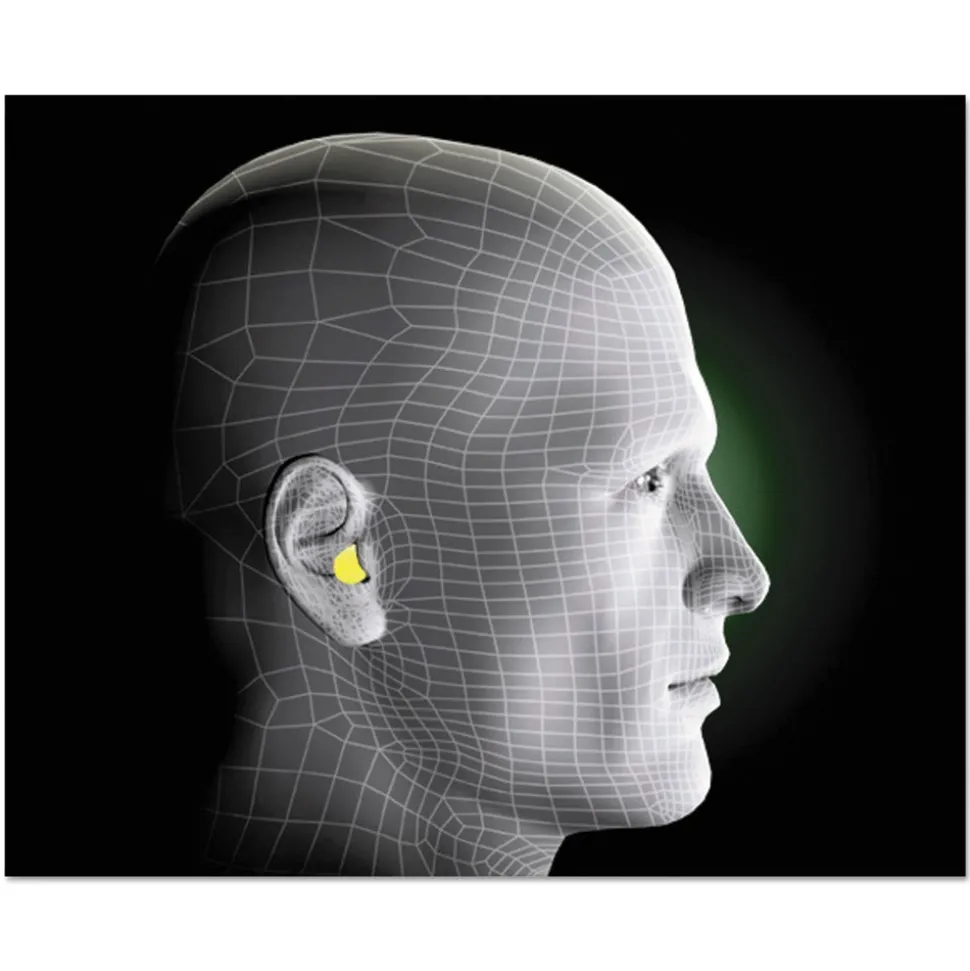 3M E A Rsoft Blasts Uncorded Foam Earplugs - Yellow Neon/Red Flame (200/Box)