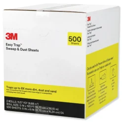 3M Easy Trap 5 in. x 125 ft. Sweep and Dust Sheets - White (2/Carton)
