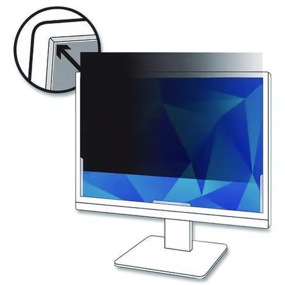 3M Frameless Blackout Privacy Filter for 21.3 in. Flat Panel Monitor