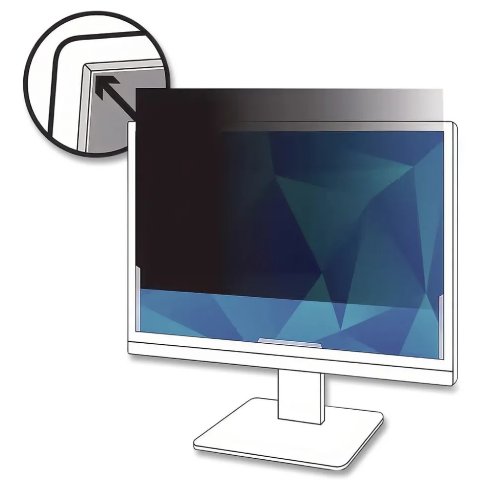 3M Frameless Blackout Privacy Filter for 17 in. Flat Panel Monitor