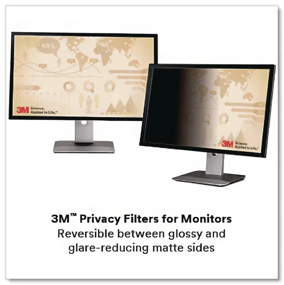 3M Frameless Blackout Privacy Filter for 17 in. Flat Panel Monitor