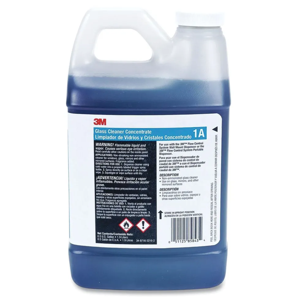 3M Glass Cleaner Concentrate 2 L Bottle 4/carton
