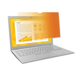 3M Gold Frameless Privacy Filter for 15.6 in. Widescreen Laptop