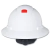 3M H-800 SecureFit H-Series 4 Point Pressure Diffusion Ratchet Suspension Hard Hats with UV Indicator - White