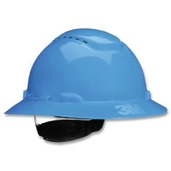 3M H-800 SecureFit H-Series 4-Point Pressure Diffusion Ratchet Suspension Vented Hat with UV Indicator - Blue