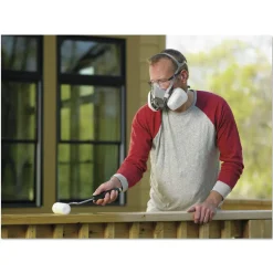3M Half Facepiece Paint Spray Pesticide Respirator - Large
