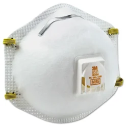 3M Particulate Respirator W/cool Flow Exhalation Valve, 10 Masks/box