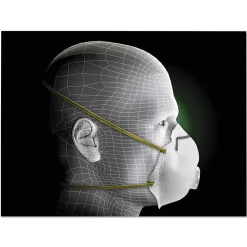 3M Particulate Respirator W/cool Flow Exhalation Valve, 10 Masks/box