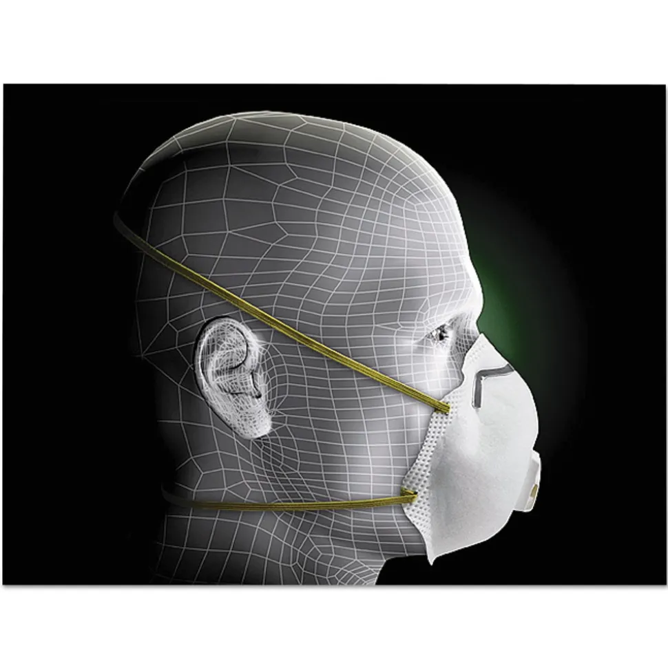 3M Particulate Respirator W/cool Flow Exhalation Valve, 10 Masks/box