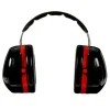 3M Peltor Optime 105 High Performance 30 dB NRR Ear Muffs - Black/Red