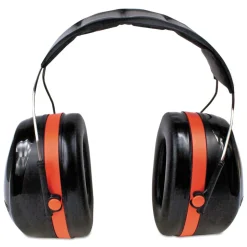 3M Peltor Optime 105 High Performance 30 dB NRR Ear Muffs - Black/Red