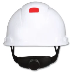 3M SecureFit H-Series 4-Point Pressure Diffusion Ratchet Suspension H-700 Front-Brim Cap with UV Indicator Hard Hats - White