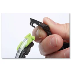 3M Solus 1000-Series Safety Glasses - Black/Green Plastic Frame Clear Polycarbonate Lens