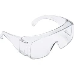 3M Tour Guard V Safety Glasses - One Size Fits Most, Clear Frame/Lens (20/Box)