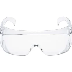 3M Tour Guard V Safety Glasses - One Size Fits Most, Clear Frame/Lens (20/Box)
