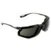 3M Virtua CCS Protective Eyewear with Foam Gasket - Black/Gray Plastic Frame Gray Polycarbonate Lens